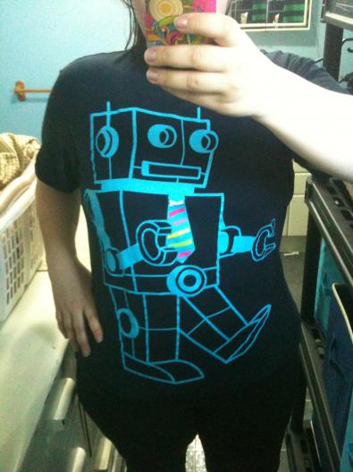 New Robot shirt....LOVE IT!!